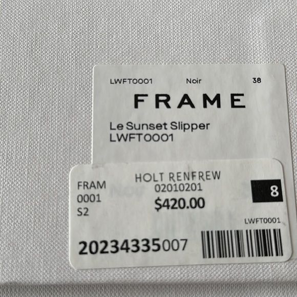 FRAME black ballet flats - Picture 6 of 7